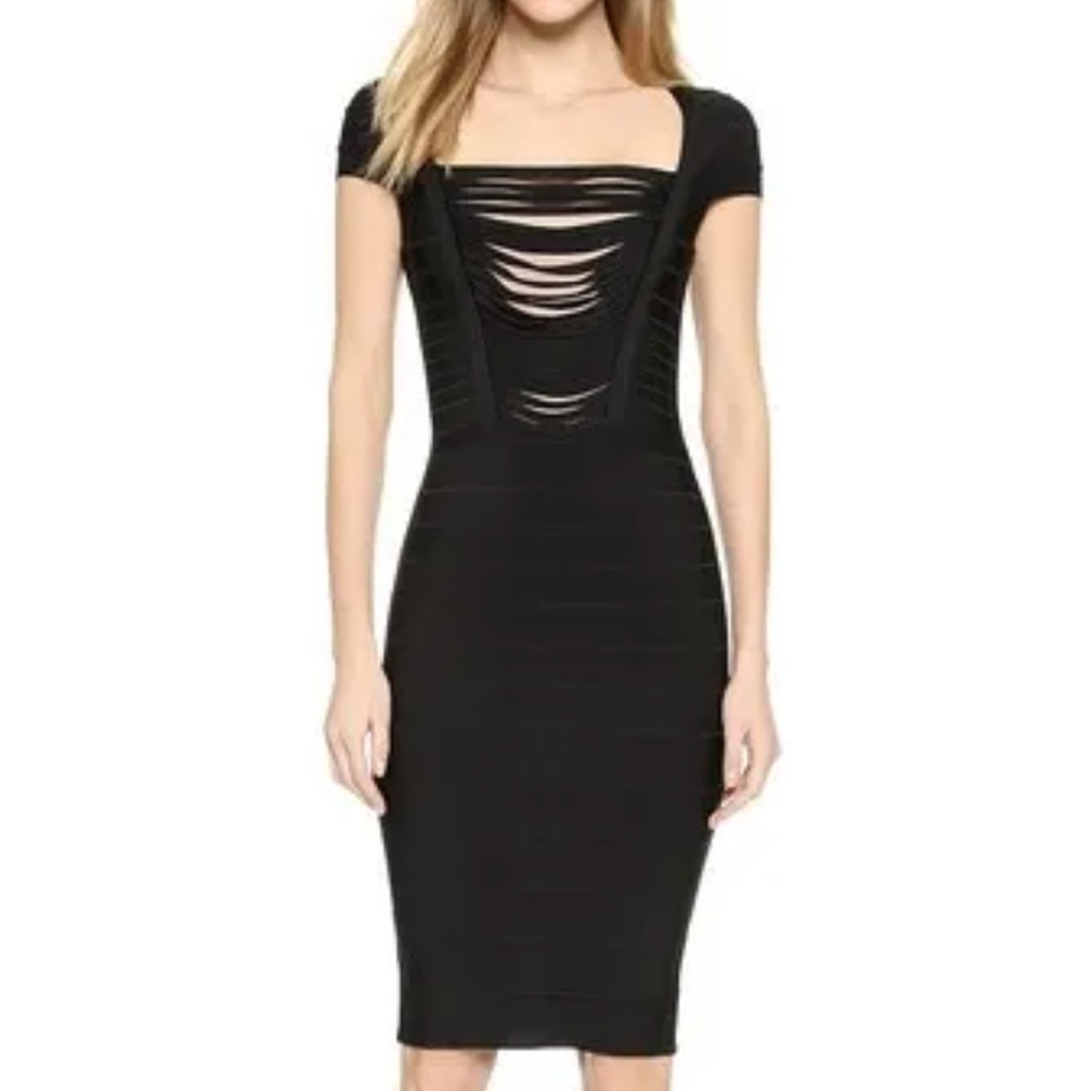 **HERVE LEGER “ANNE” NEW WITH TAGS GORGEOUS AUTHENTIC**